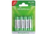 Batteria Mediarange 4 X Aa - Nimh - (Ricaricabile)