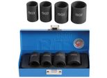 Bgs Set Di Chiavi A Bussola Con Profilo A Spirale / Estrattore Di Viti Con Attacco Quadro 12,5 Mm (1/2") Sw 17 - 26 Mm 4 Pezzi - 5260"