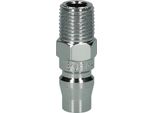 Ks Tools Nipplo Push-In In Metallo 1/4 "Ag Asia - 999.9089"