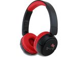 Hello Kitty Face Logo - Cuffie In-Ear Bluetooth Senza Fili V5.3 (Rosso)