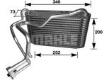 Verdampfer, Klimaanlage MAHLE AE 33 000S
