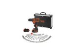 Black & Decker Akku-Bohrschr.10,8V 1,5Ah,Koffer,100Zub