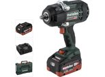Metabo Ssw 18 Ltx 1450 Bl - Avvitatore A Impulsi - A Batteria - Attacco Quadro Da 1/2 Pollice - 1450 N-M - 2 Batterie