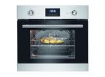 Bomann Einbaubackofen mit Grill, Heißluft & Ober-/Unterhitze | Backofen 56L | 50°C - 250°C | 9 Backofen-Funktionen & aushängbarer Tür | EBO 7911 inox