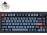 Tastiera Meccanica Senza Fili Keychron V1 Max Qmk/Via, Layout Qwerty Us - Gateron Jupiter Brown V1M-D3