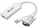 Convertitore Sandberg Da Vga+Audio A Hdmi