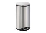 Cestino A Conchiglia Da 30 Litri, Eko - Acciaio Inox Opaco