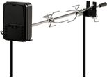 Set Spiedo Per Barbecue Bbq-Toro 93,5 Cm, 2 Aghi Per Carne, Spiedo Per Barbecue Con Motore, Supporto Per Pollo, Spiedo Rotante
