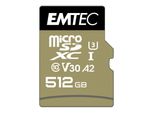 Emtec Msd 512GB UHS-I U3 V30 A2 Speedin Pro + Adattatore