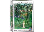 Eurographics Puzzle Donna Che Cammina In Una Foresta Esotica 1000 Pezzi