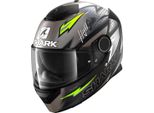 Shark Spartan Adrian Parassol Mat Helm, Anthrazit/GrüN, Xl (61/62)