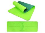 Lifefit Yoga Mat Lotos Duo, 183X58X0,6Cm, Verde