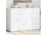 Vidaxl Credenze 2 Pz. Bianco 59X39X80 Cm Materiale A Base Di Legno