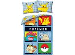 Halantex Lino Incluso Ritratto PokéMon Cotone, 140/200, 70/90 Cm