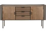 Madia Toronto 145 X 76 X 47 Cm Metallo Abete Marrone