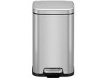 Eko - Cestino A Pedale Stella 12 Litri - Acciaio Inox - Acciaio Inox Opaco