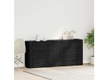 Vidaxl Credenza Look Rovere Nero 160 X 33 X 70 Cm Materiale A Base Di Legno