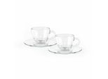 Set Tazze Moka Bialetti In Vetro Istituzionale 2 Tazze