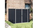 Vidaxl Capanno Per Attrezzi Antracite 195X198X159 Cm Acciaio Zincato