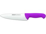 Coltello Da Cuoco Arcos 2900 - Prof 292131 Acciaio Inox Nitrum E Mango Polipropilene Ergonomico Colore Fuscia E Lama Da 20 Cm, Vetrinetta