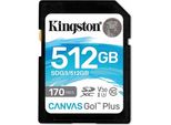 Kingston SDG3/512GB Scheda Sd 512GB Kingston Sdxc Canvas Go Plus C10 Al Dettaglio