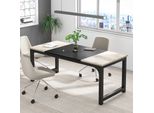 Tribesigns Scrivania Scrivania Per Computer 160 X 80 X 75 Cm Tavolo Per Pc Tavolo Da Lavoro Tavolo Da Pranzo In Nero, Scrivanie, Tavolo Da Conferenza, Grigio