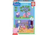 Educa Borras - UkłAdanka Peppa Pig 2X48 ElementóW - Oficjalny Produkt Oryginalny