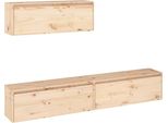 Syfax™ Mobili Porta Tv 3 Pz In Legno Massello Di Pino