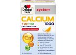 Doppio Cuore Calcio 1000+D3+K2 Sistema Di Compresse Masticabili 60 Capsule