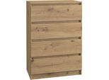 Cassettiera Con Cassetti Stretta Taavi - Rovere Artisan