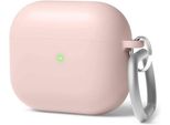 Custodia Ibrida Elago Liquid Con Portachiavi Per Airpods 3, Rosa Acceso