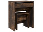 Syfax™ Toeletta E Sgabello Rovere Fumo 60X40X113,5 Cm