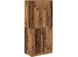 Vidaxl Armadio In Legno Vecchio 90X52X200 Cm Materiale A Base Di Legno