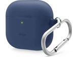 Custodia Sospesa In Silicone Elago Per Airpods 4 Jean Indigo