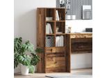 Stabli MöBel Vetrinetta Alta In Legno Vecchio 45,5 X 34 X 127 Cm Materiale A Base Di Legno - Cassettiere CC3580713 1Pacco