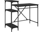 Syfax™ Scrivania Rovere Nero 105 X 50 X 90 Cm Legno Multistrato