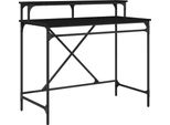 Syfax™ Scrivania Rovere Nero 100 X 50 X 90 Cm Legno Multistrato
