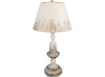 Lampada Da Tavolo Clayre & Eef Ø 36X70 Cm Metallo Beige