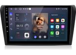Radio 9 Pollici 6+128 Gb Android Autoradio Per Mazda 3 Bk 2003-2009 Wireless Carplay Android Auto 4G Wifi Gps Navi 8Kern Rds Dsp Dab+ Bt