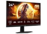 24G4HRE, Gaming-Monitor 60.5 Cm (23.8 Zoll), Schwarz/Rot, Fullhd, Fast-Ips, HDR10, Hdmi, Dp, 200Hz Panel