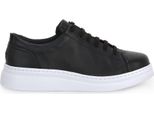 Camper Runner Up Undyed Pelle Scarpe Da Ginnastica Nero Bianco - 5 Uk - 38 Eu - 7.5 Us / Bianco E Nero