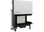Inserto Camino In Acciaio Kratki Nadia Destro 14 Kw Ø 200 Con Porta Scorrevole