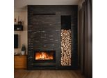 Kratki Nadia 14 Kw Ø 200 Inserto Camino In Acciaio Con Porta Scorrevole