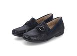 Sioux Scarpe/Mocassini Da Donna CORTIZIA-723-H Pelle Blu Scurotaglia:3½