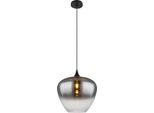 Globo Lighting|Lampada A Sospensione In Metallo Nero Opaco, 1X E27