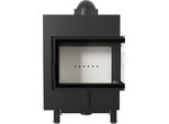 Inserto Camino In Acciaio Kratki Lucy Slim Destro 8 Kw Ø 160