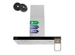 Ciarra A+++ 650 M³/H Cofano Aspirante 90Cm Cofano A Parete Wifi +App & Touch Control Boost VMS9102