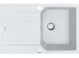 Franke Urban Ubg 611-78 Lavello In Glacier Con Selettore Centrale In Acciaio Inox / Dimensioni Del Foro 760 X 480 Mm R15 / Lavello In Granito