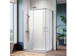 Cabina Doccia Angolare 120X70X195Cm Cabina Doccia A Doppia Porta Scorrevole Cabina Doccia In Vetro Temperato Di Sicurezza Da 5 Mm