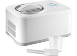 TZS First Austria - Eismaschine 1,5L - 120W - 4-in-1 Speiseeis- & Joghurtbereiter mit Heizfunktion - Weiß